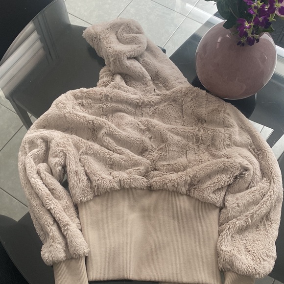 COPY - Bebe zip up polyester sweater . Super soft . Size medium - Picture 2 of 2